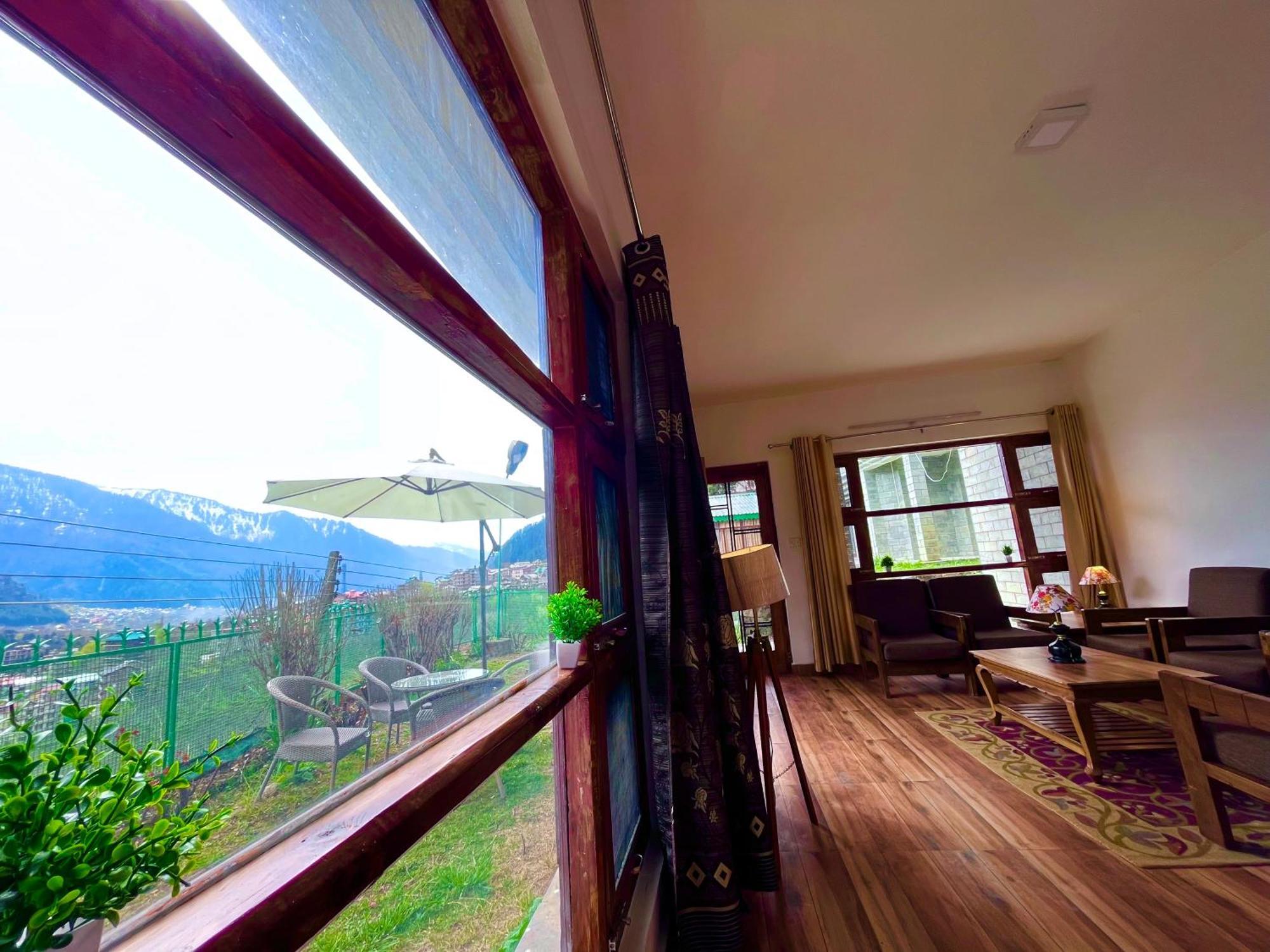 Himalayan River Mountain View 2 Bedrooms Cottage, Manali Exteriér fotografie