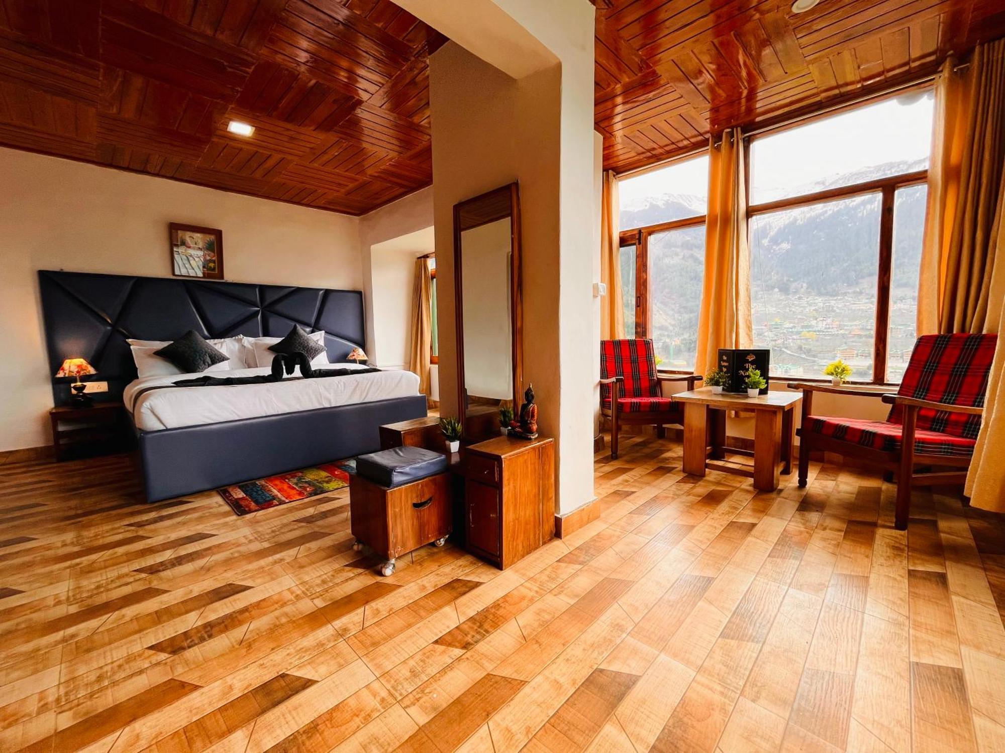 Himalayan River Mountain View 2 Bedrooms Cottage, Manali Exteriér fotografie