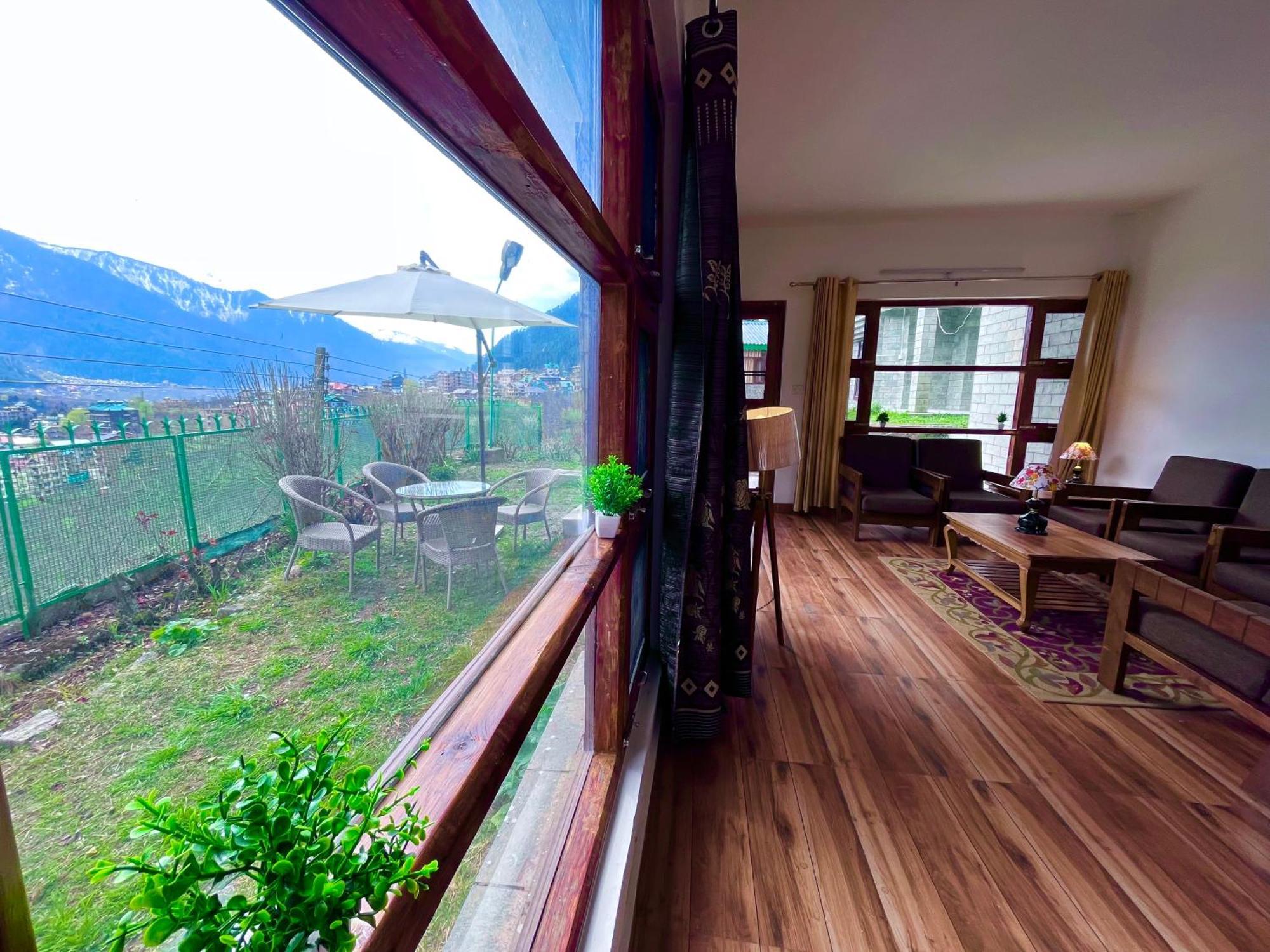 Himalayan River Mountain View 2 Bedrooms Cottage, Manali Exteriér fotografie