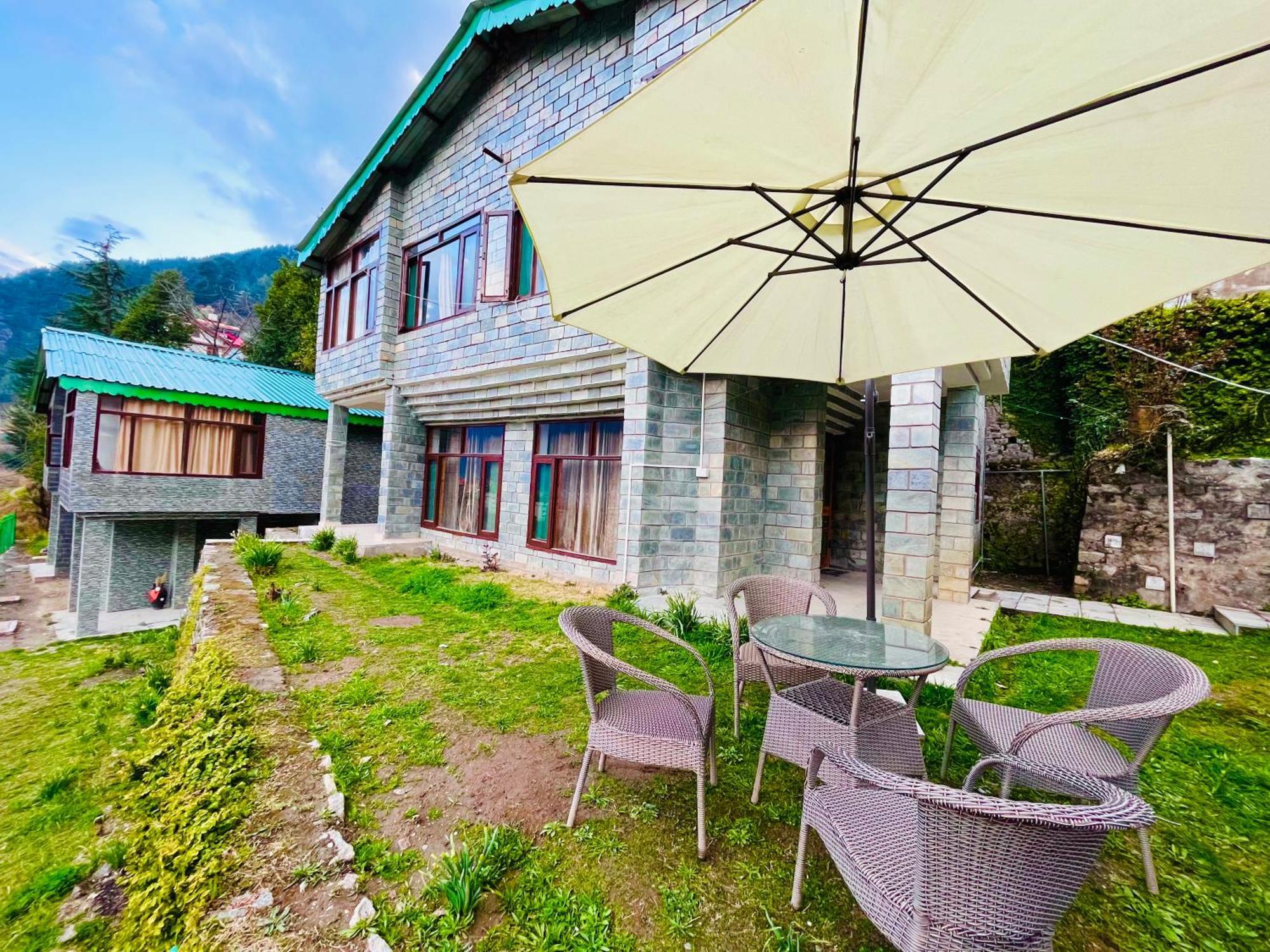 Himalayan River Mountain View 2 Bedrooms Cottage, Manali Exteriér fotografie