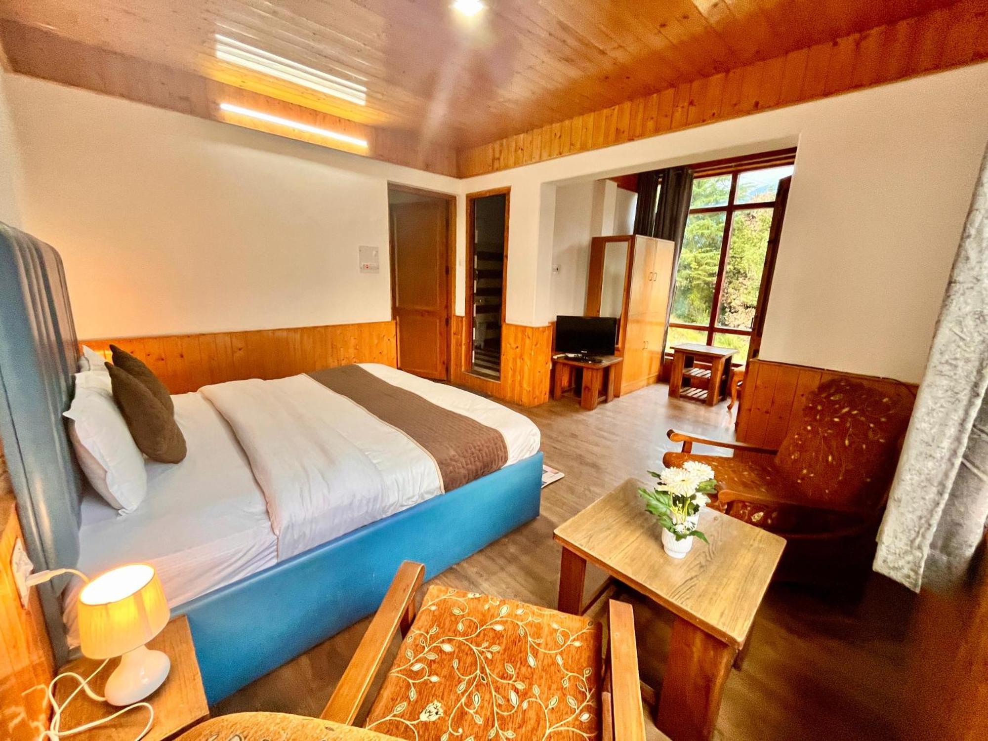 Himalayan River Mountain View 2 Bedrooms Cottage, Manali Exteriér fotografie