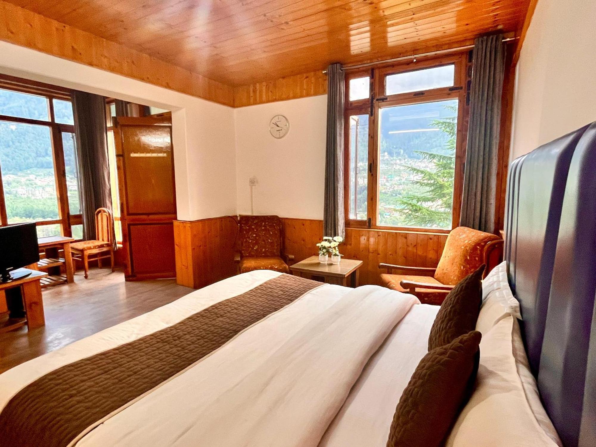Himalayan River Mountain View 2 Bedrooms Cottage, Manali Exteriér fotografie
