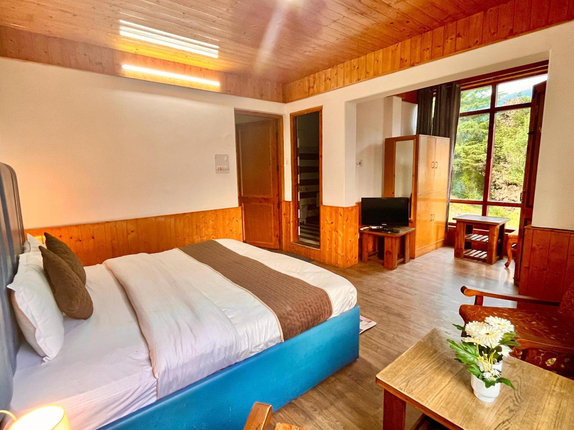 Himalayan River Mountain View 2 Bedrooms Cottage, Manali Exteriér fotografie