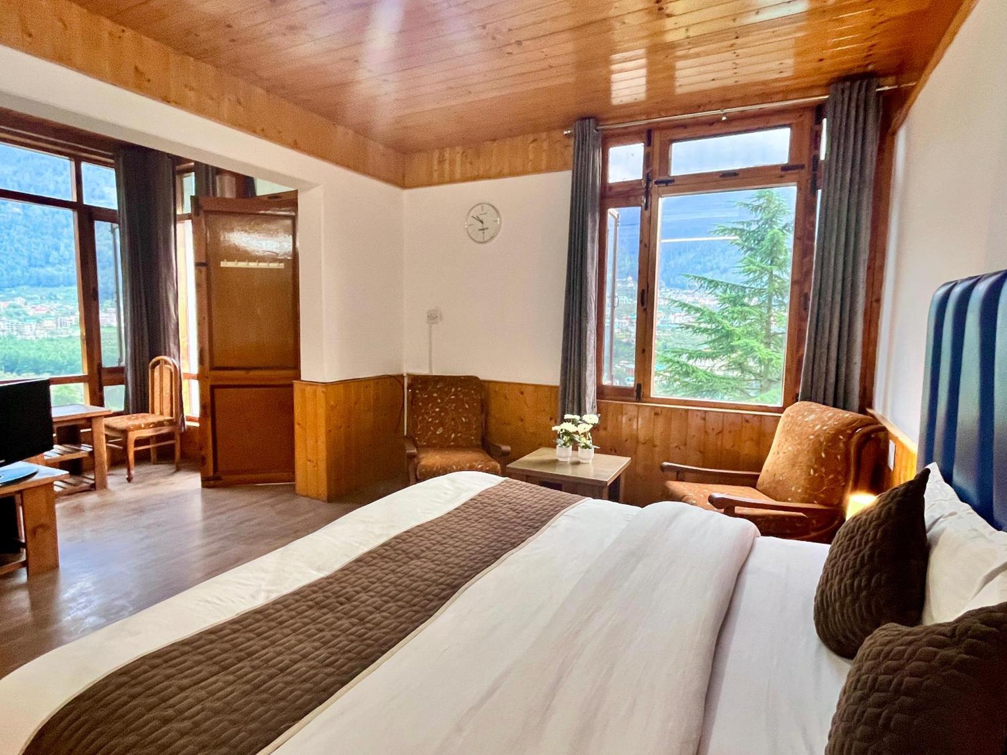 Himalayan River Mountain View 2 Bedrooms Cottage, Manali Exteriér fotografie